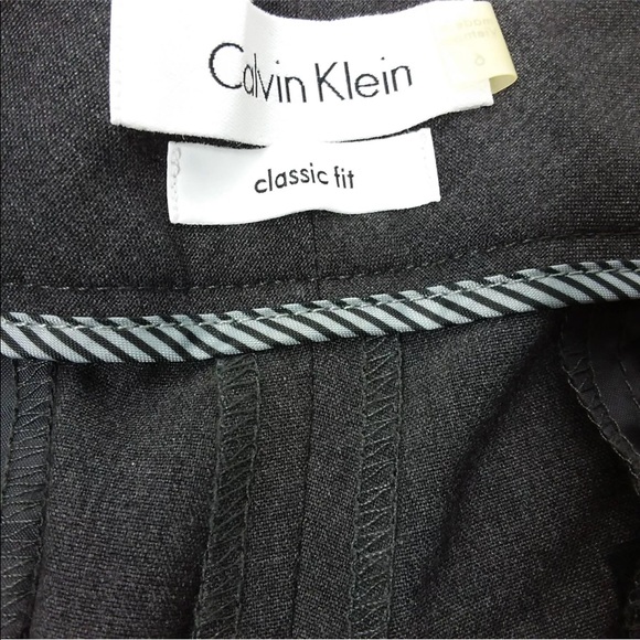 Calvin Klein Pants Gray Classic Fit Womens NWT -4 - Picture 5 of 6